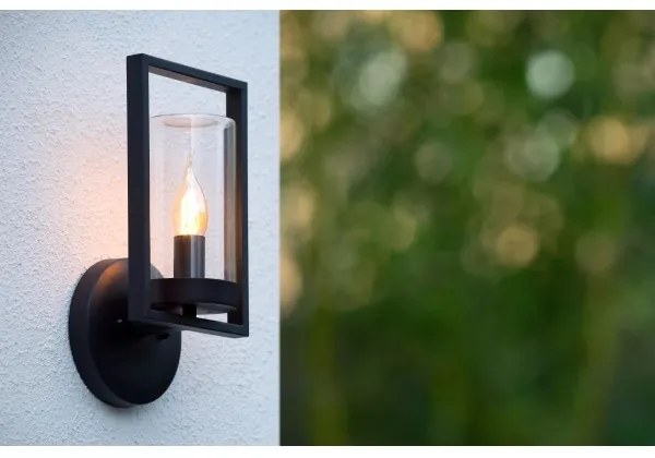 Lucide 29827/01/30 - Kültéri fali lámpa NISPEN 1xE14/40W/230V IP44