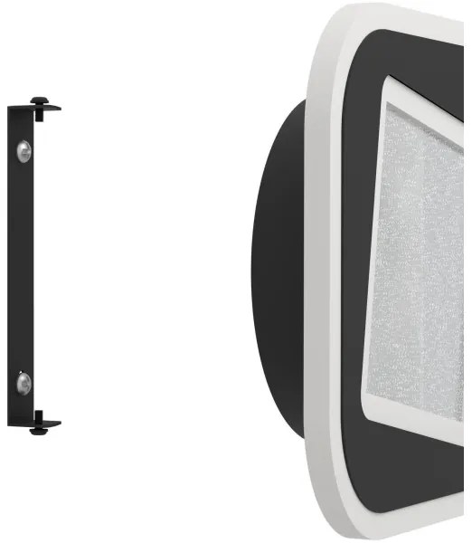 Eglo 901239 - LED fali lámpa MACCHIONI LED/12W/230V 4000K fekete