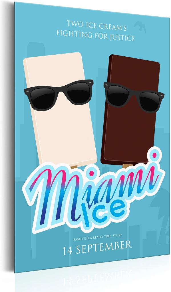 Plakát fémen - Funny: Miami Ice [Allplate]