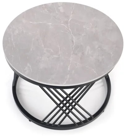 2 darabos ELEGRA dohányzóasztal szett, szürke