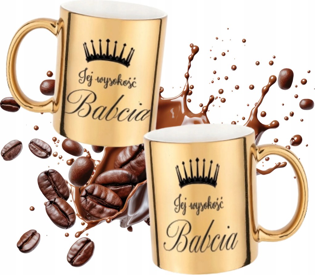 Ajándék Nagymamáknak Arany Kerámia Bögre 330 ml Nagymama Napi Ajándék