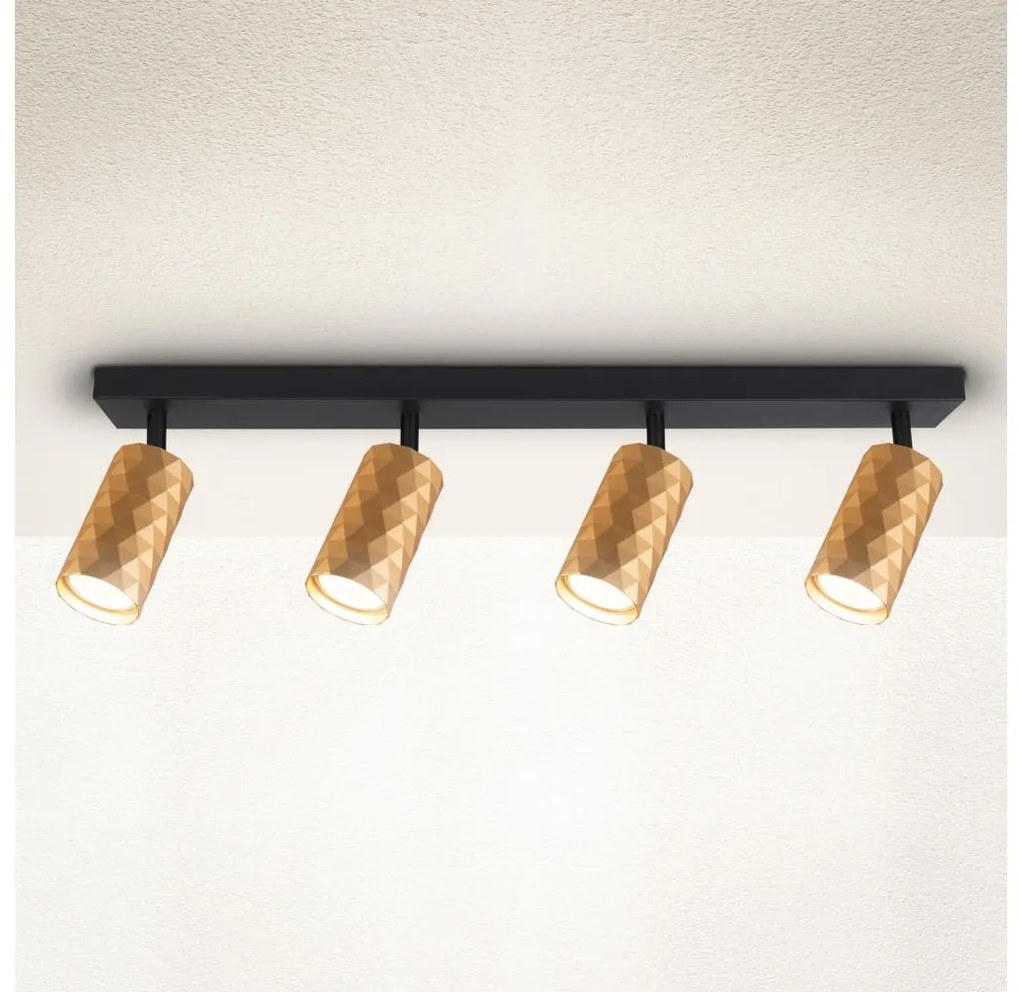 Brilagi - Spotlámpa SELE DIAMANT 4xGU10/30W/230V aranyszínű