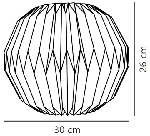 Nordlux - BELLOY E27 búra, átmérő 30 cm
