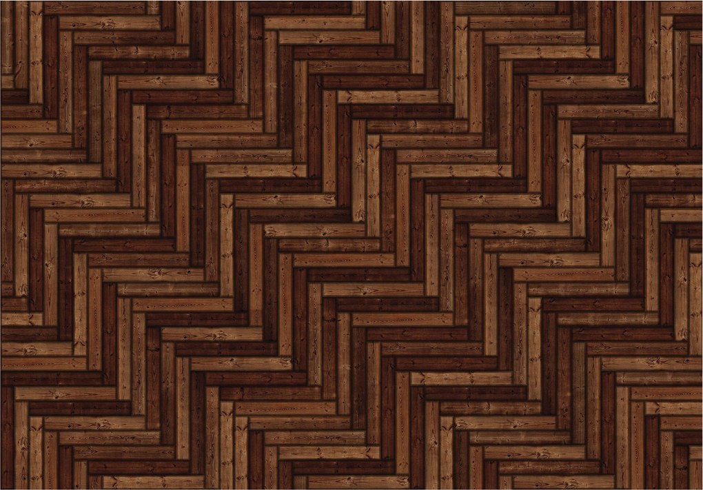 Fotótapéta Parketta Halszálka Klasszikus Fa Minta Textúra 368x280 +ragasztó