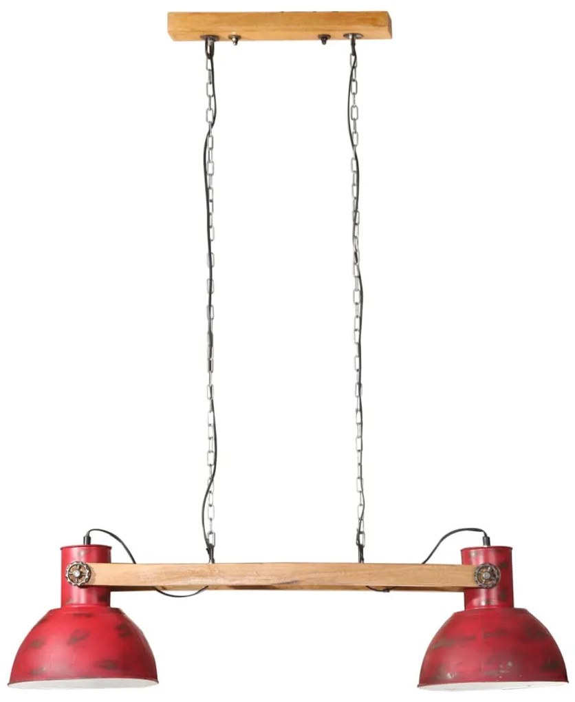 kopott piros fali lámpa 25 W 85x28x109 cm E27