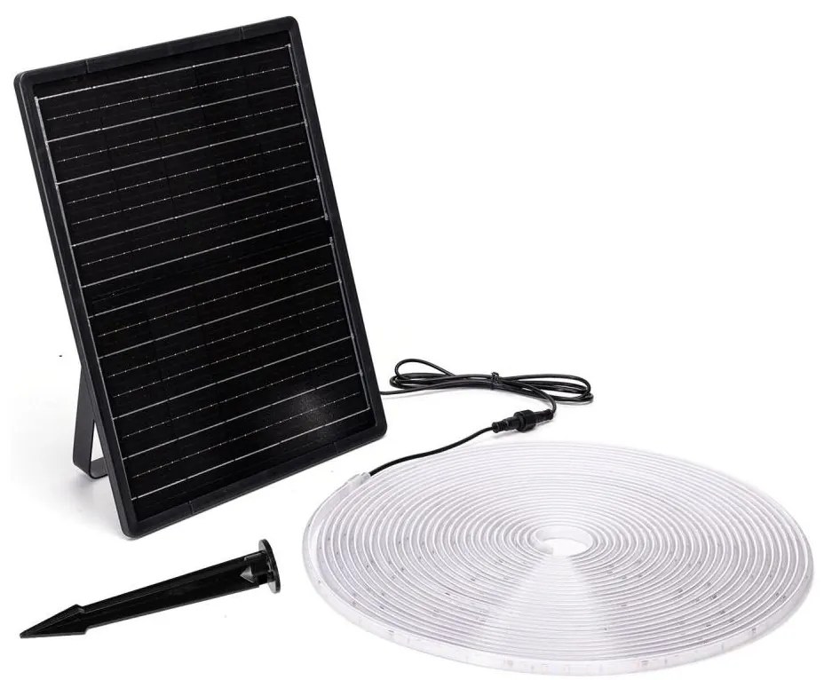 Aigostar - dimmelhető napelemes LED-szalag LED/20W/3,2V 20 m 6500K IP65 + távirányító