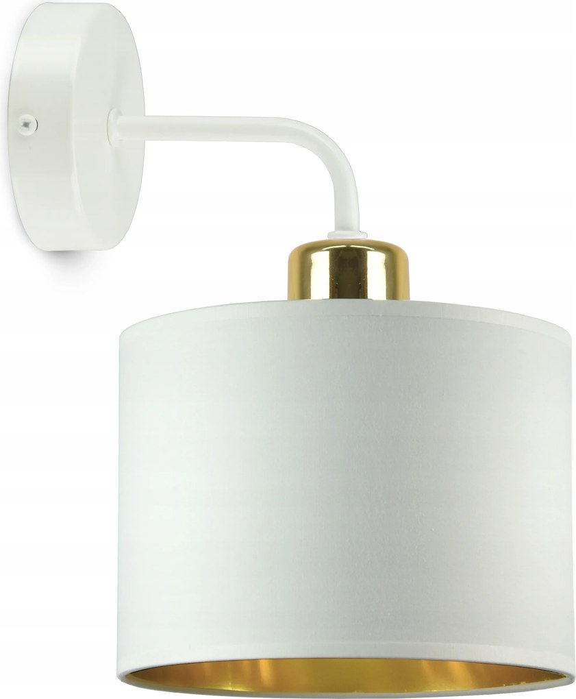 Fali lámpa Lámpabúra Fehér Arany E27 Led