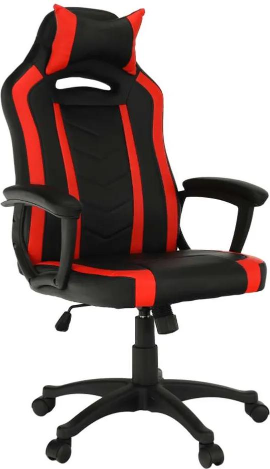 Agena K124_63 Gamer szék - fekete-piros