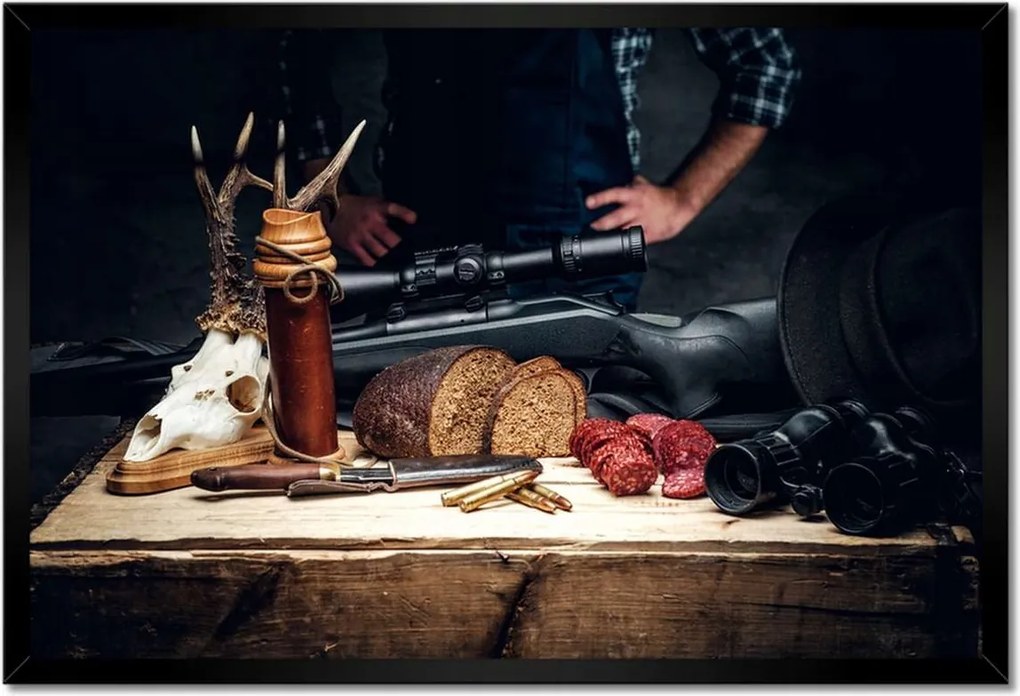 Poszterek keretben 60x40 Lőszer puska