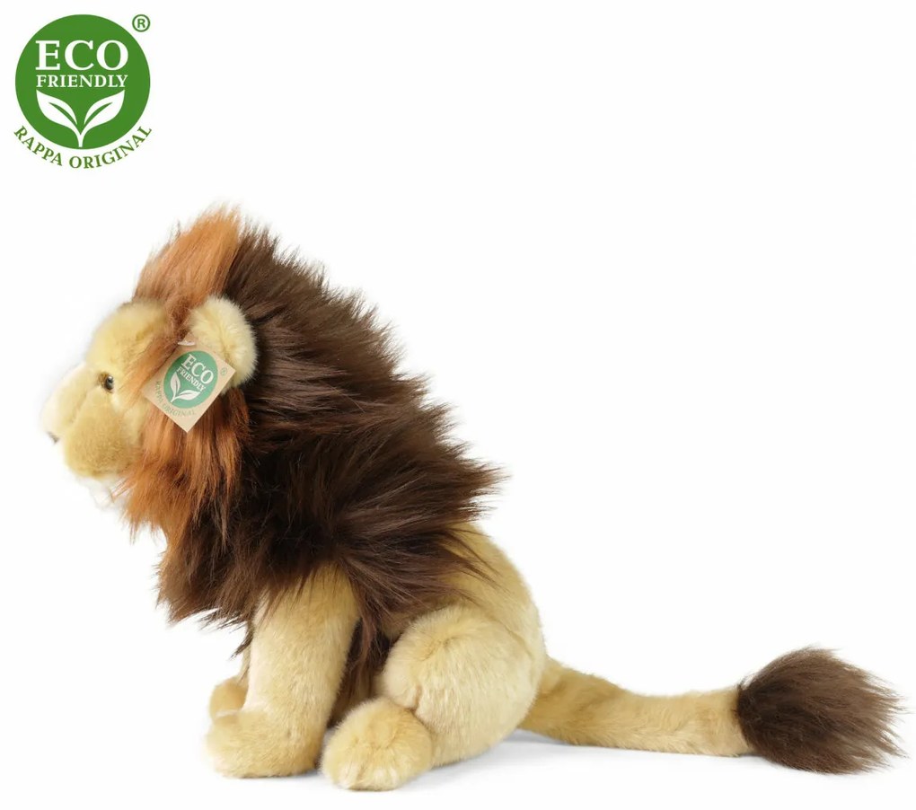 Rappa Plüss ülő oroszlán 25 cm ECO-FRIENDLY