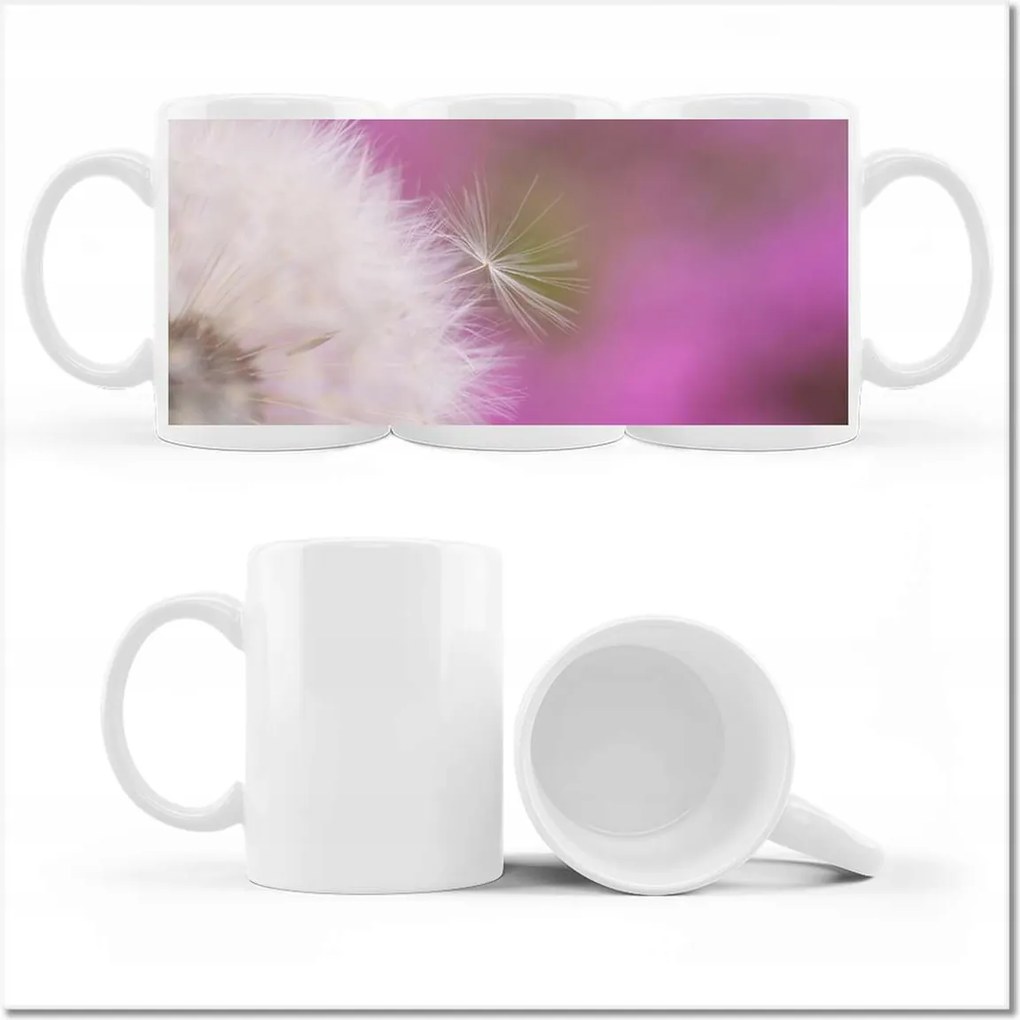 Pitypang fényképes bögre Virág Virágok