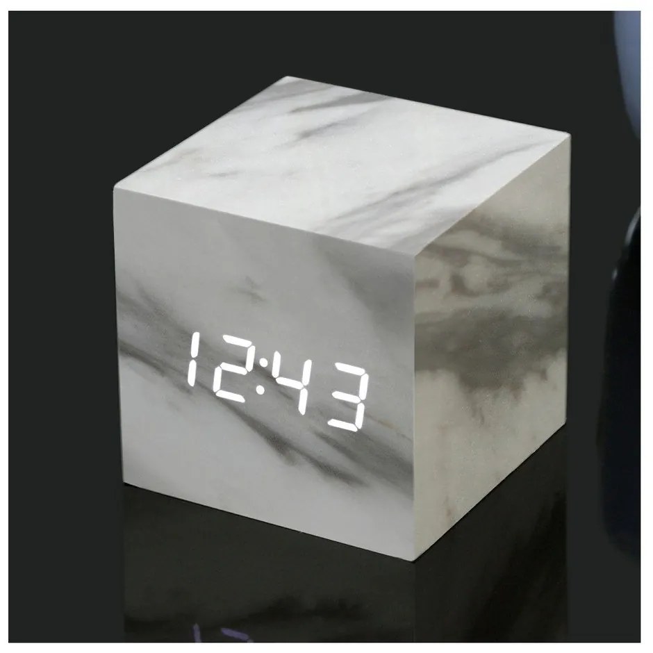 Digitális ébresztőóra Cube Click – Gingko