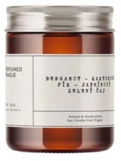 Illatos szójaviasz gyertya égési idő 40 ó #46 Bergamot, Jasmine, Opuncia – Perfumed Prague