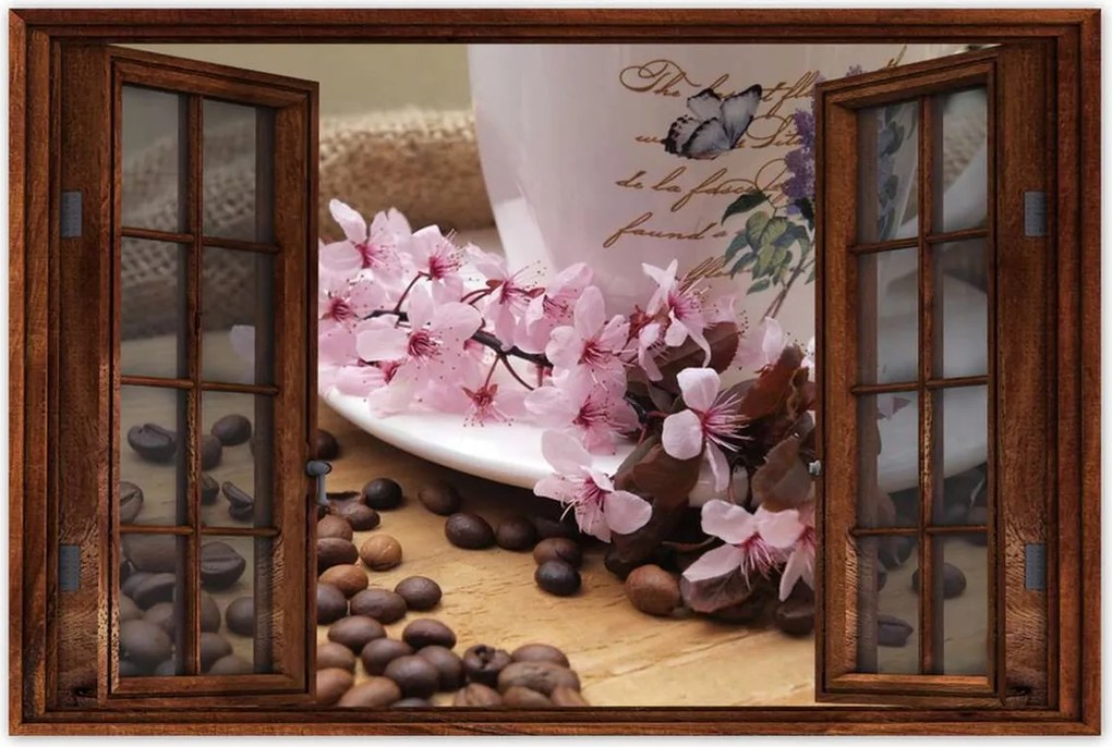 Poszterek 90x60 Cseresznyevirágos csésze