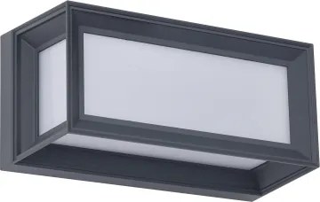 Brilagi - PARKER LED kültéri fali lámpatest érzékelővel, 12W/230V, antracit, IP44