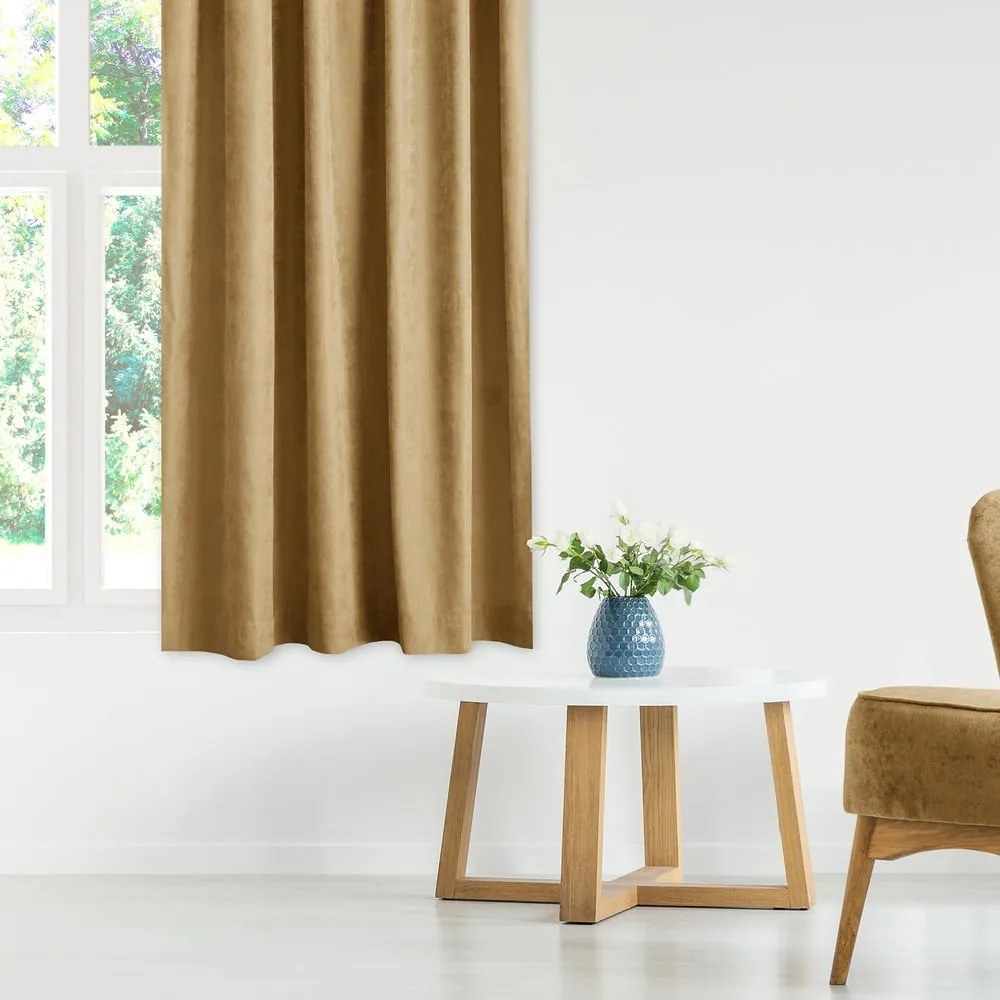 Barna függöny 140x270 cm Milana – Homede