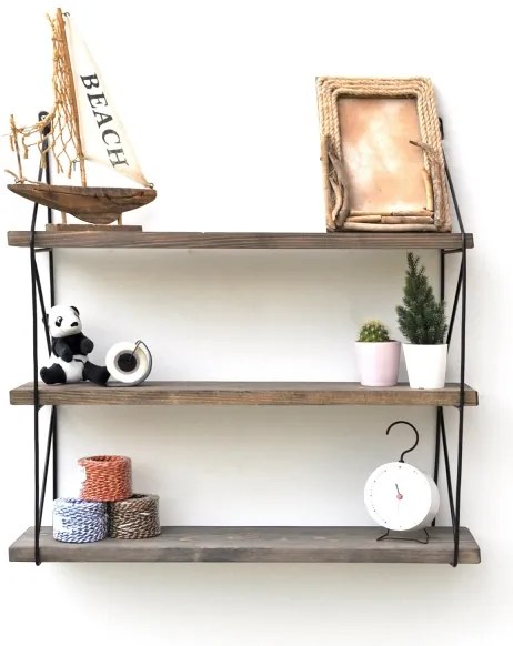 Fali polc 60x55 cm fenyő