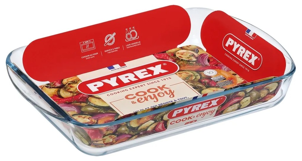 Pyrex üveg sütőtál 2,7 l, 35 x 23 x 6 cm, S