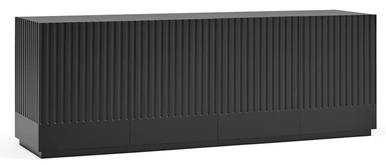 Doric fekete tálalószekrény, szélesség 200 cm - Teulat