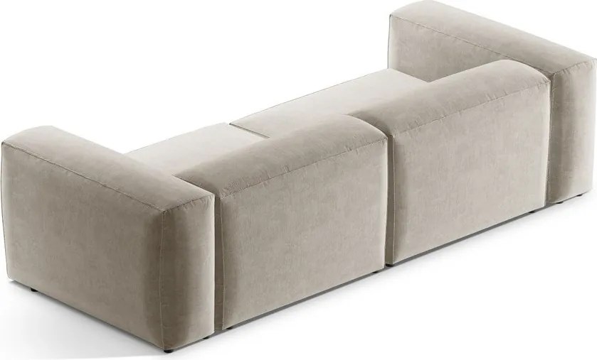 Bézs kanapé 264 cm Bergamo – Cosmopolitan Design