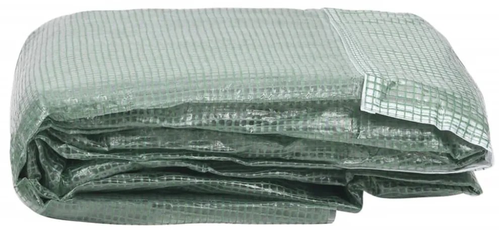 zöld melegház pótponyva (18 m²) 300 x 600 x 200 cm