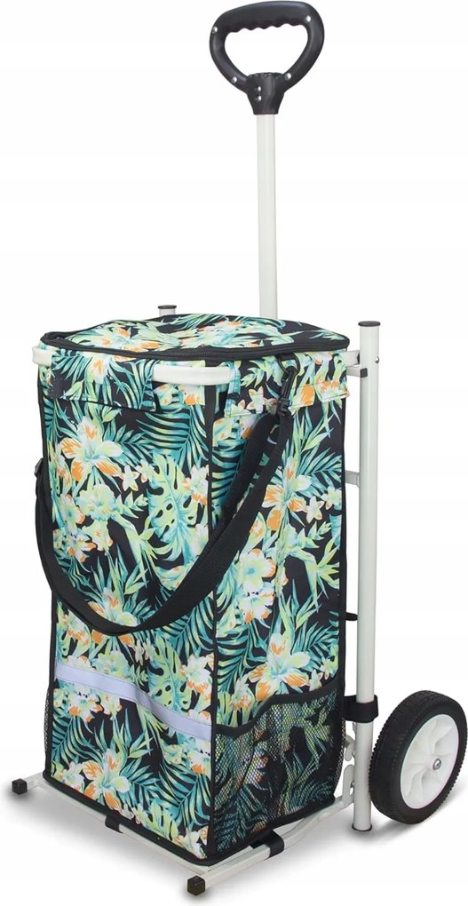 Tmz bevásárlókocsi többszínű, összecsukható 45L