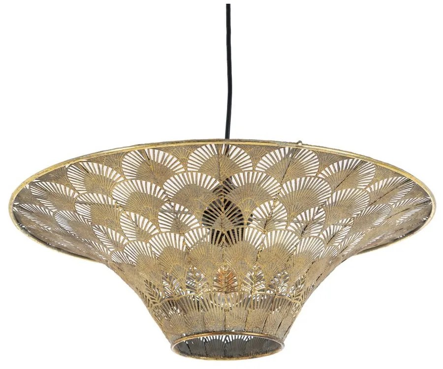 Aranyszínű függőlámpa fém búrával ø 47,5 cm – Ixia