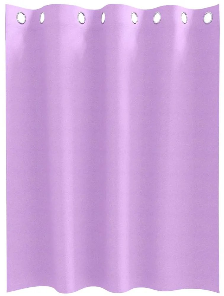 Függönyök függönyökkel 2 pcs Lila 140x140cm Poliészter