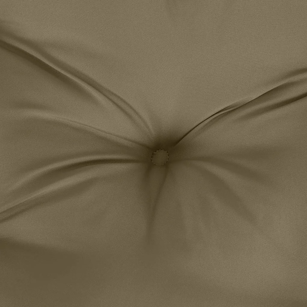 2 db melange tópszínű szövet kerti padpárna 100 x 50 x 7 cm
