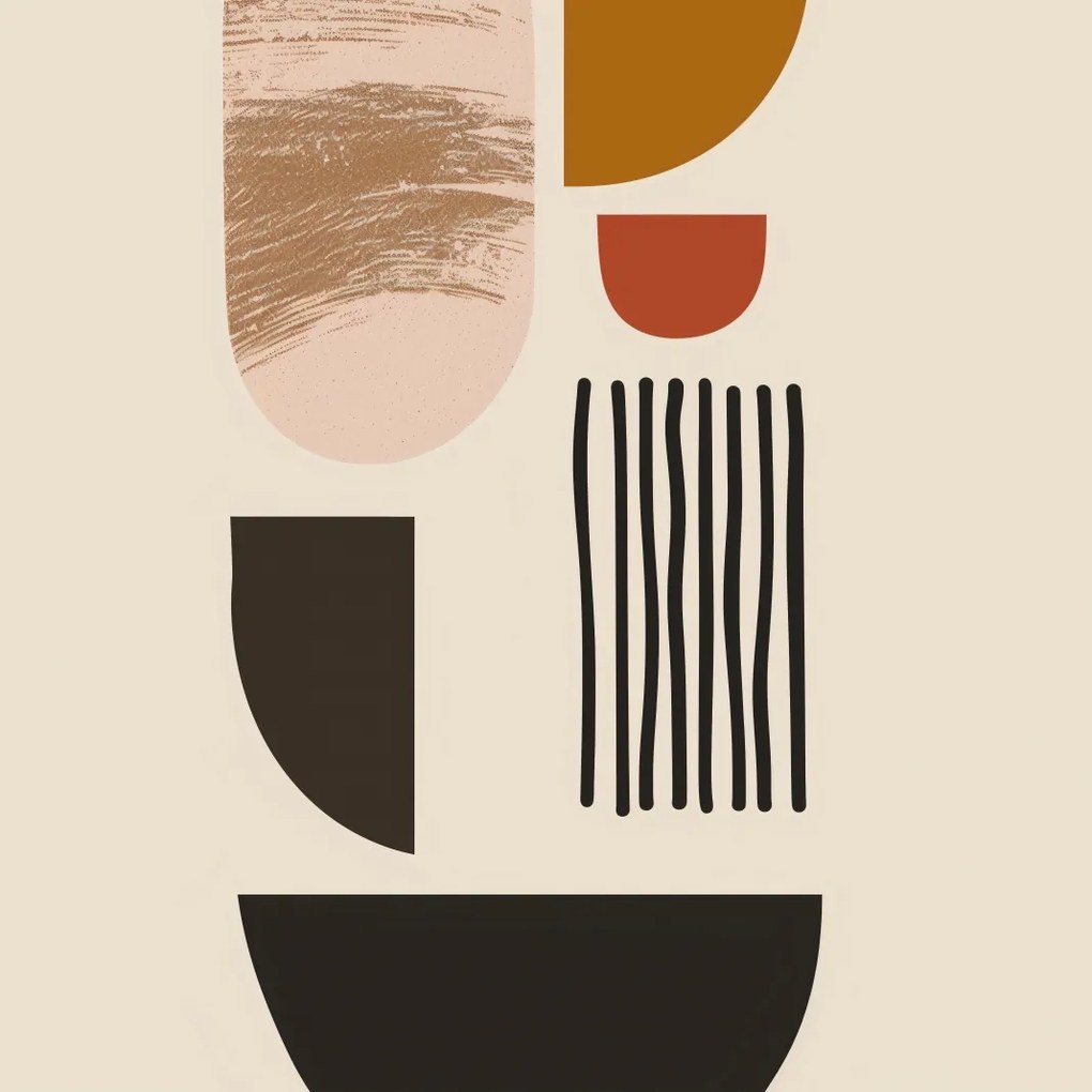 Poszter 70x70cm Textúra és pasztell