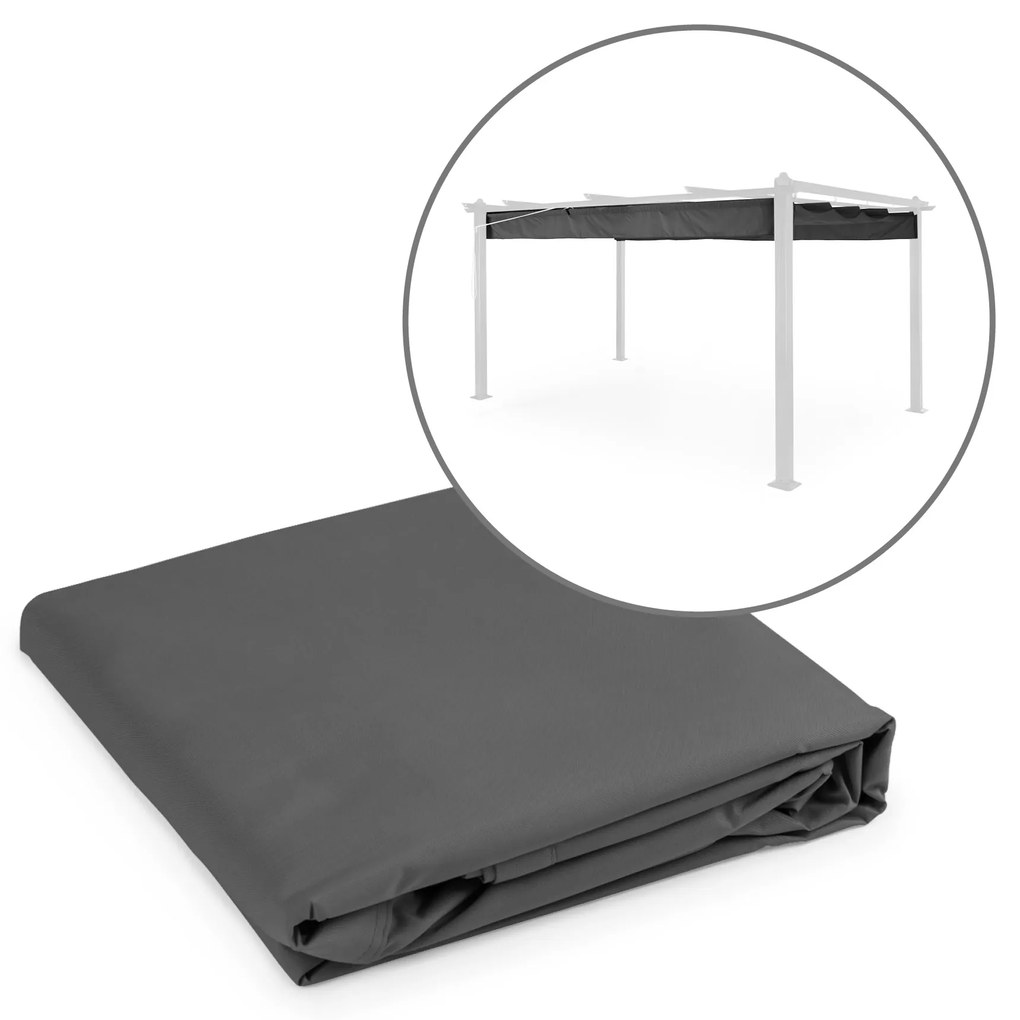 Blumfeldt Pantheon Pergola 3x4 SP Tető szürke