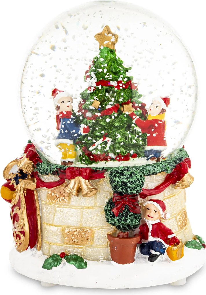 Gömb Zenedoboz Karácsonyi Mese Színes Karácsonyi Üveg Dekoráció