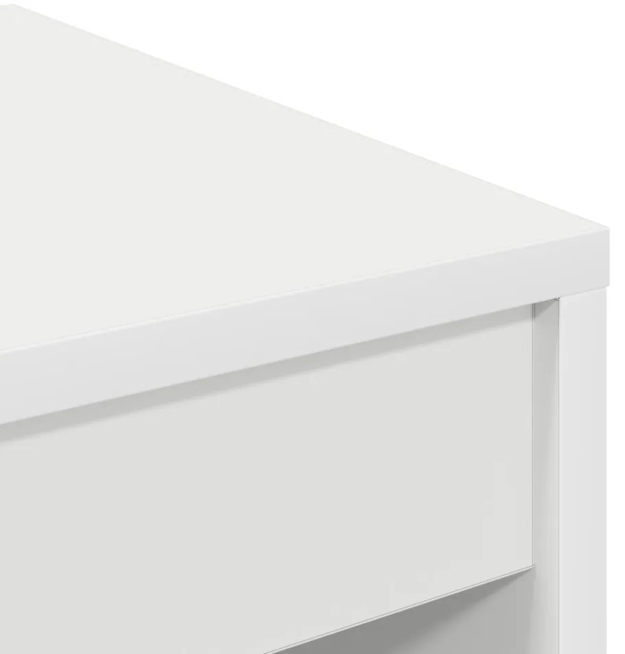 Minimalista íróasztal Fehér Forgácslap 60 x 40 x 76 cm Tartós