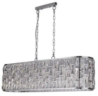 Searchlight 65818-8CC - Láncos csillár BIJOU 8xE14/40W/230V