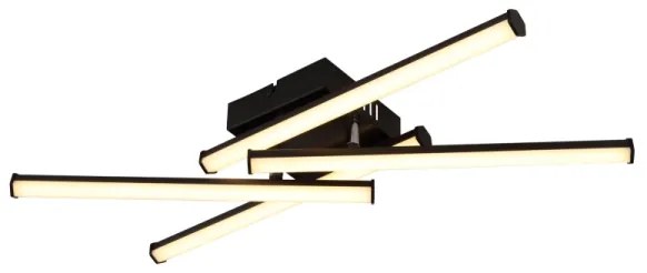 Globo 67342-24 - LED Mennyezeti lámpa KIRINA LED/24W/230V 3000K fekete