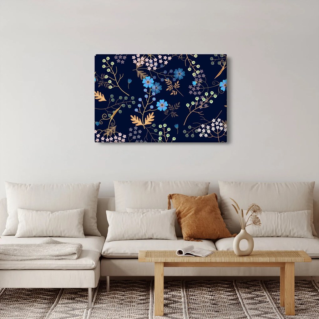 Kép - Őszi virágok (90x60 cm)
