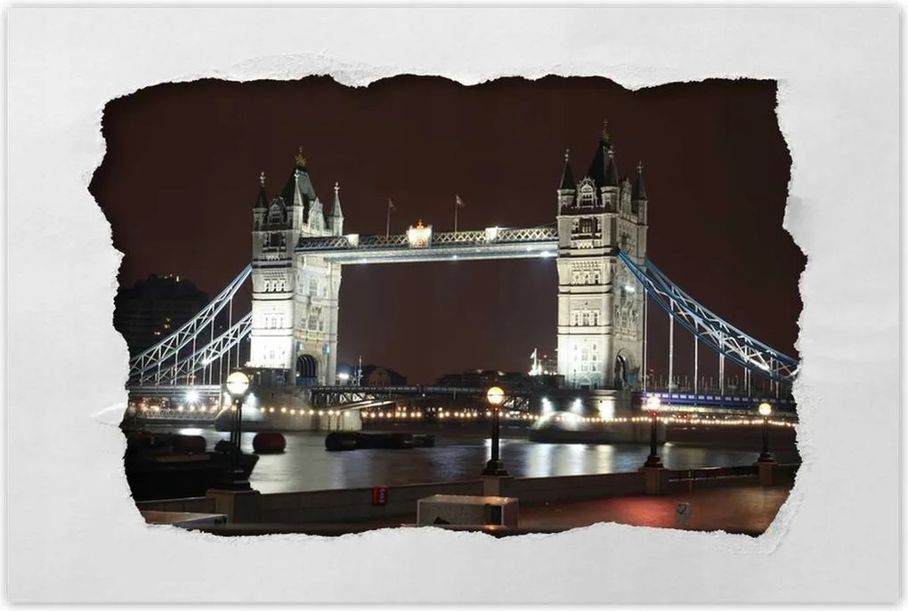 Poszterek 90x60 Tower Bridge éjszaka