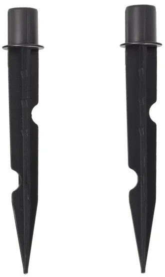 Solight WO7202 - Palermo LED napelemes lámpa szenzorral, 5W, 2000mAh, IP54, feke