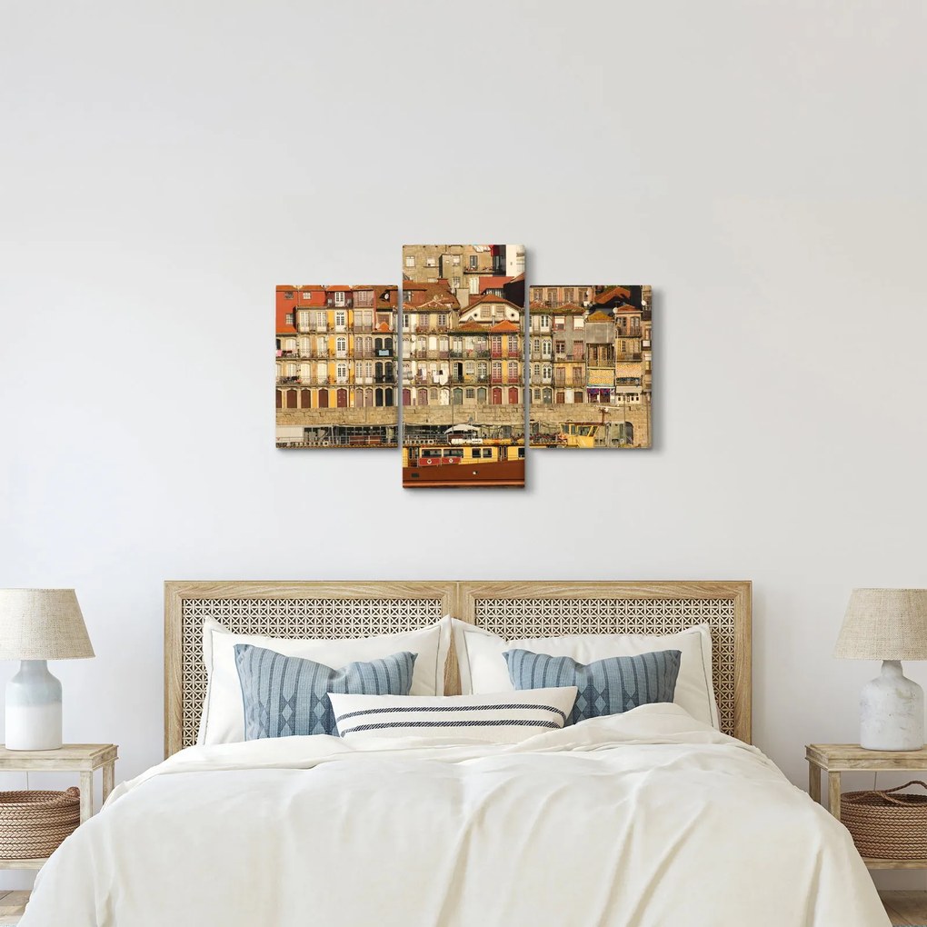 Kép - Vízparti negyed, Portugália (90x60 cm)