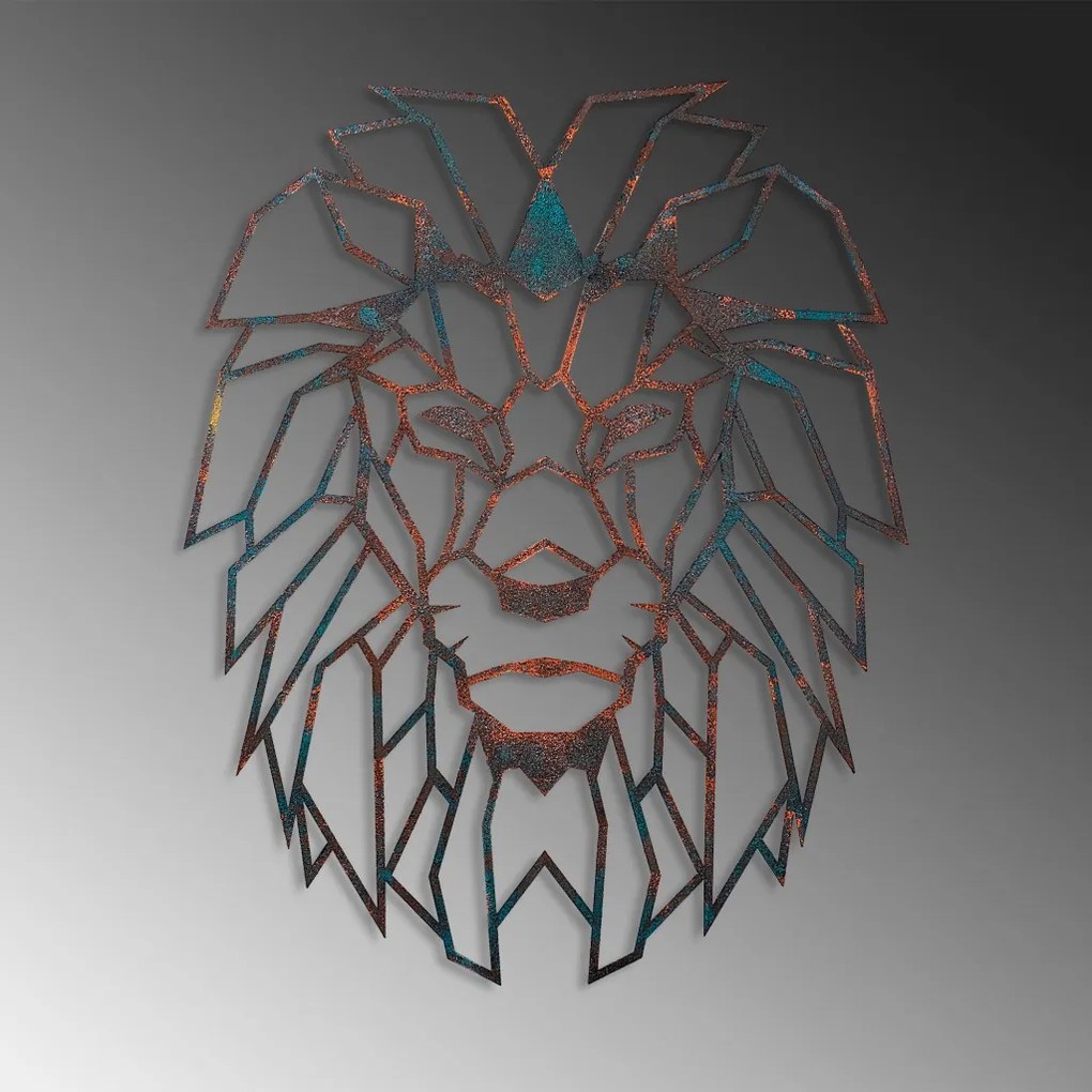 Lion fém fali dekoráció, 40 cm – TR891TNL2419