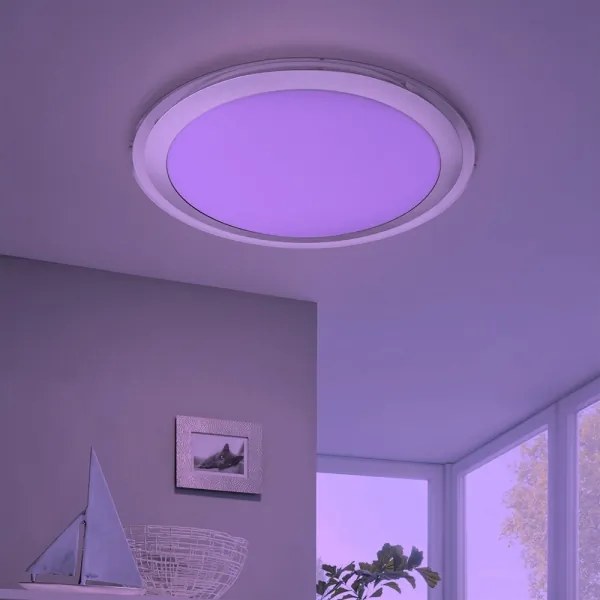 Eglo 96818 - LED RGBW Dimmelhető mennyezeti lámpa COMPETA-C LED/17W/230V