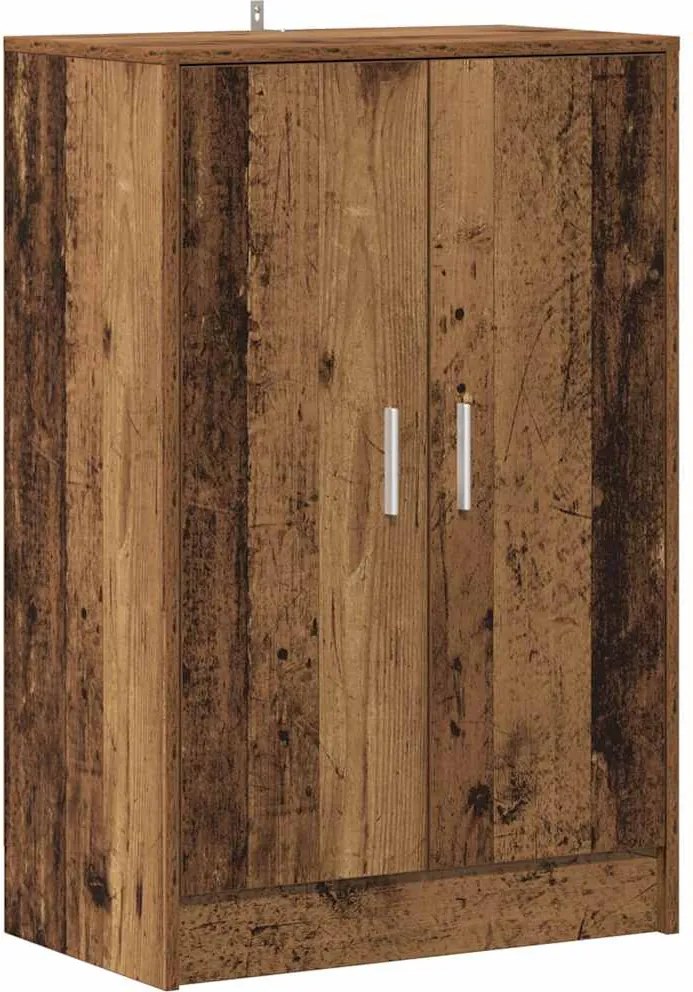 vidaXL antik fa színű szerelt fa cipősszekrény 60 x 35 x 92 cm