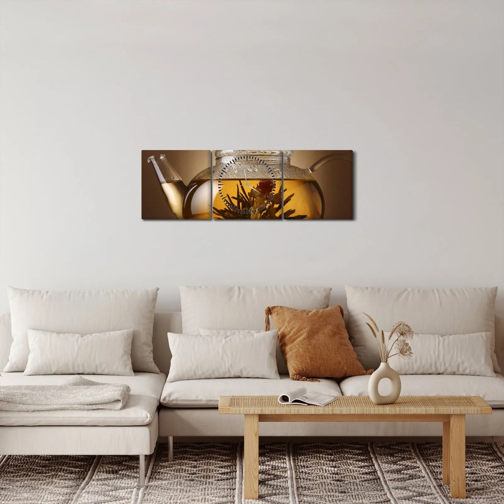 Kép - Tea ötkor (órával) (90x30 cm)