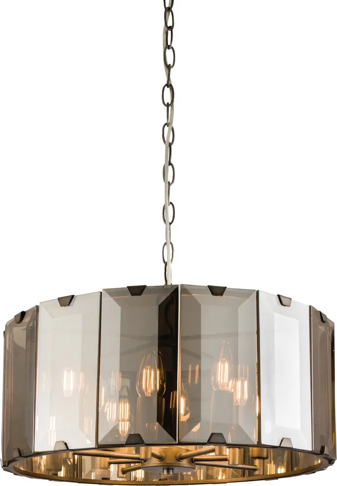 Endon glamour modern függeszték clooney füstös szürke end61294