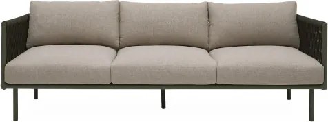 Oblic kerti 3 személyes kanapé