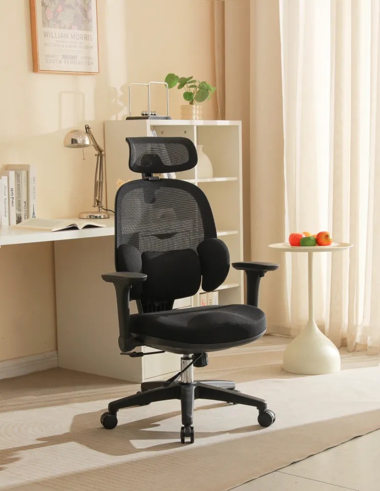 Irodai szék, fekete, ABRAMO