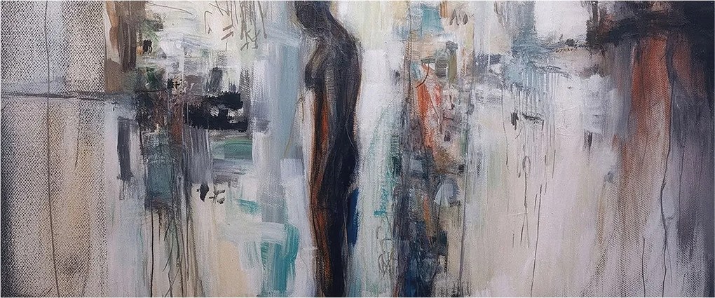 Fotótapéta Flizelin Szoba tapéta Rejtélyes figura 250x104 Ragasztó