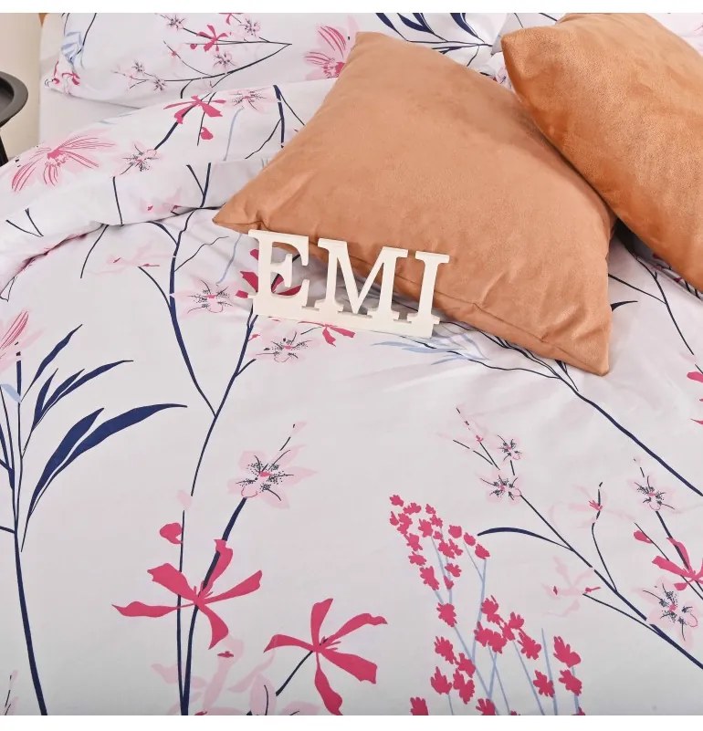 EMI Vena pamut ágyneműhuzat, A kibővített egyszemélyes ágy szett tartalma: 1x 140x220 + 1x 70x90