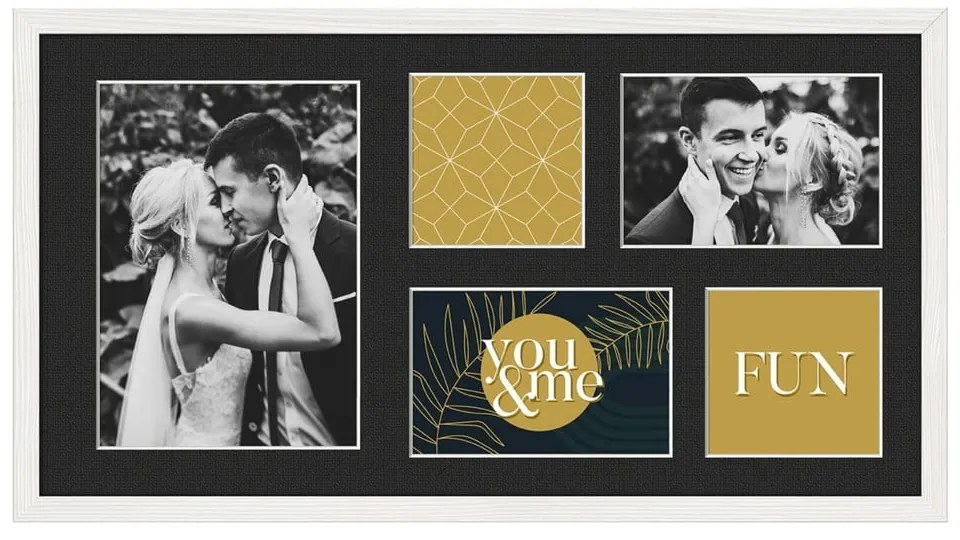 Képkeret 29x53 cm Kyoto Black – Styler