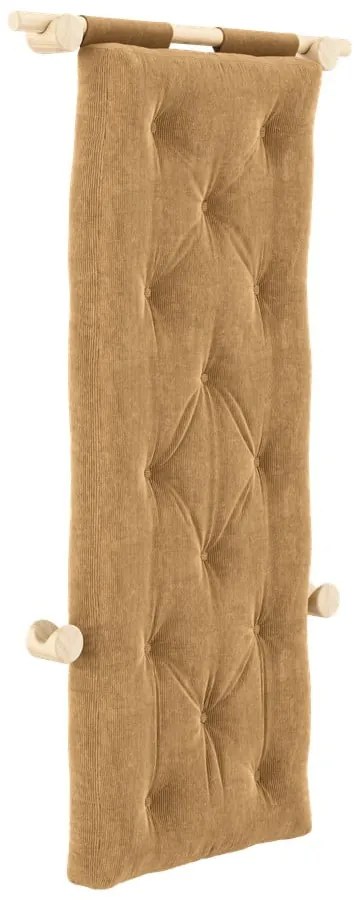 Világosbarna kordbársony fotel Hooked – Karup Design